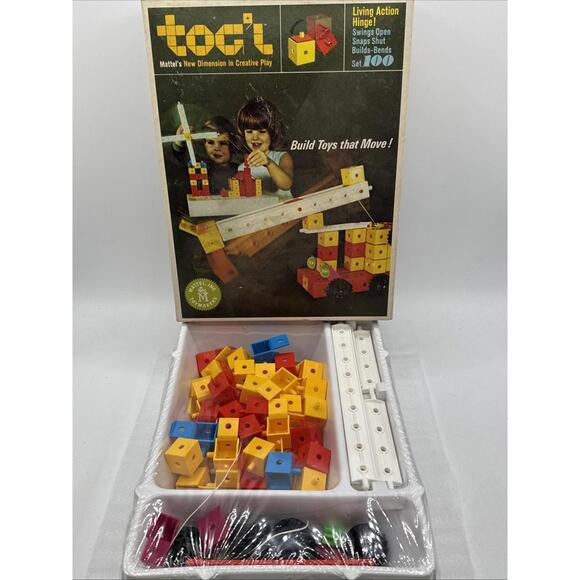 Rare Sealed TOG'L Building Set By Mattel Inc Toymakers #4602 Set Of 100 Pieces